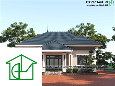 Nhà mái thái 1 tầng 4 phòng ngủ 11x10m ở Hải Dương NDBT1T129