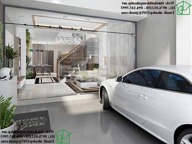 Ưu điểm vượt trội của nhà phố 2 tầng có gara ô tô