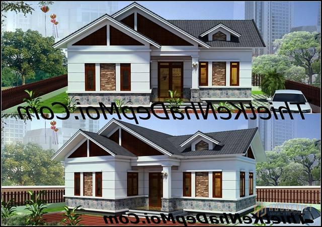 thiet ke nha 100m2 3 phong ngu