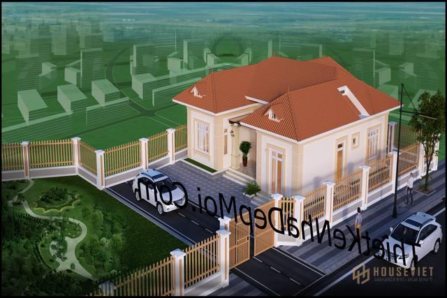 Nhà đẹp 100m2 hình chữ U