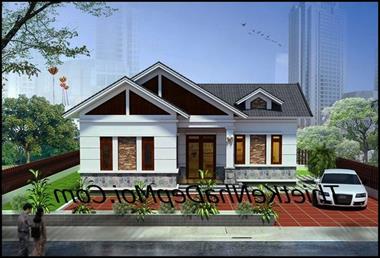 Mẫu nhà cấp 4 đẹp 100m2 3 phòng ngủ ở nông thôn anh Toàn