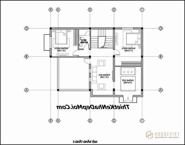 Ban ve nha 2 tang mai thai o nong thon