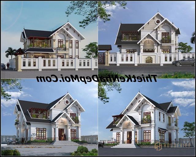 Mau biet thu 2 mat tien dep nhat viet nam