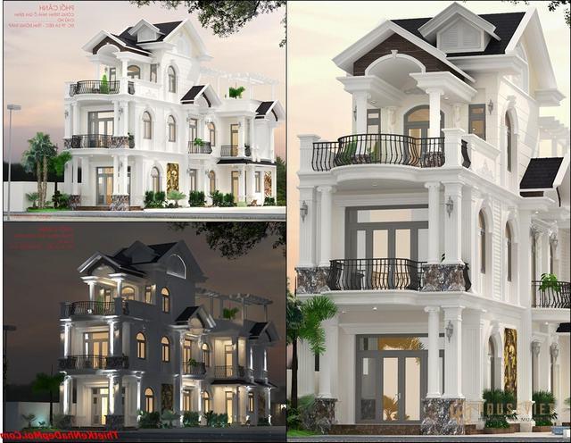 Hình ảnh nhà mặt tiền 7m hiện đại