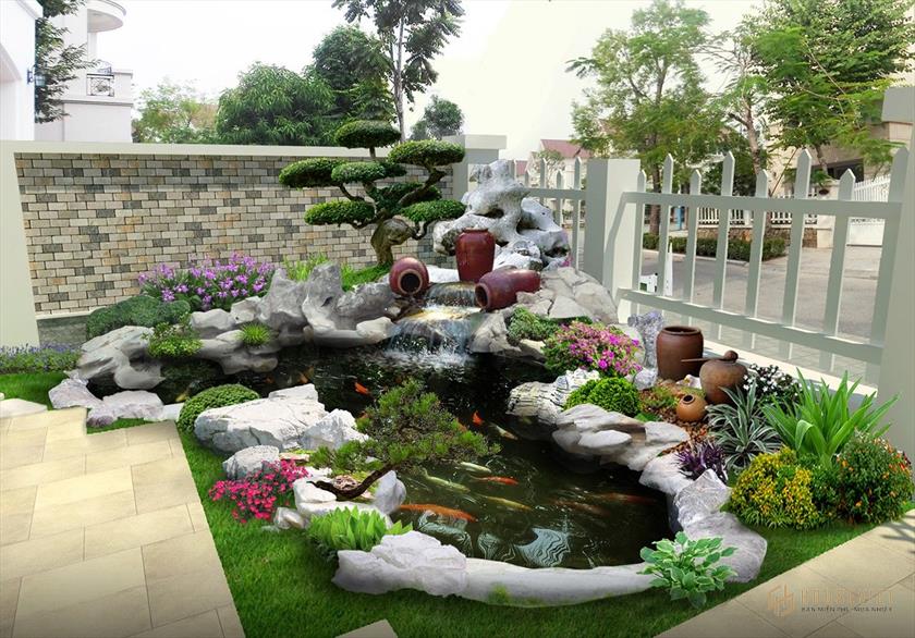 Tư vấn thiết kế hồ cá ngoài trời cho không gian sống