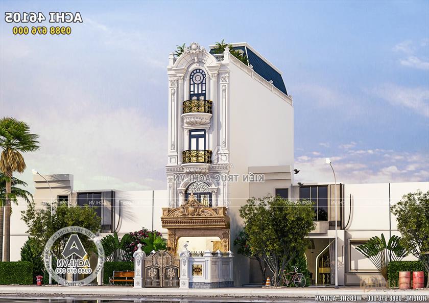 Một góc nhìn đẹp của mẫu thiết kế nhà phố tân cổ điển