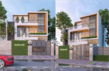 Mẫu thiết kế nhà phố 3 tầng đẹp, sang trọng - phong cách hiện đại