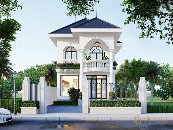 Mẫu biệt thự mini 2 tầng