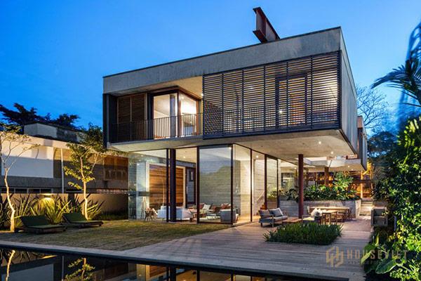 Mẫu biệt thự mini 2 tầng đẹp