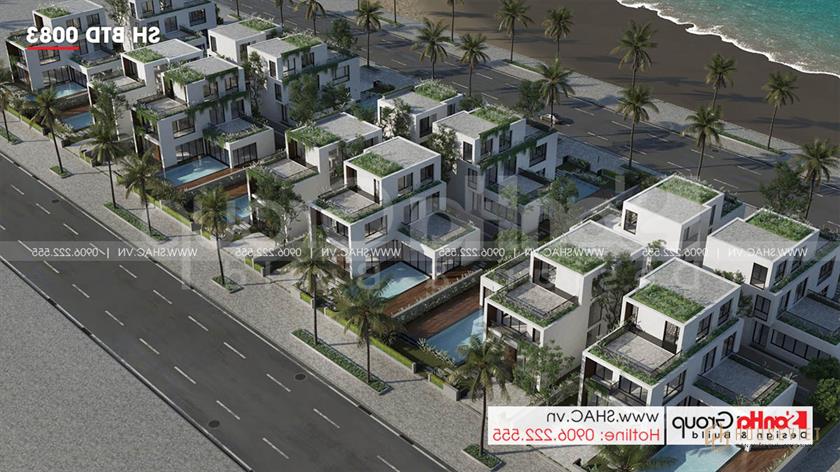 Biệt thự nghỉ dưỡng 500m2 3 tầng phong cách hiện đại - BTD 0083 11 Thiết kế biệt thự đẹp tại Phương Đông Vân Đồn khẳng định năng lực Sơn Hà Group