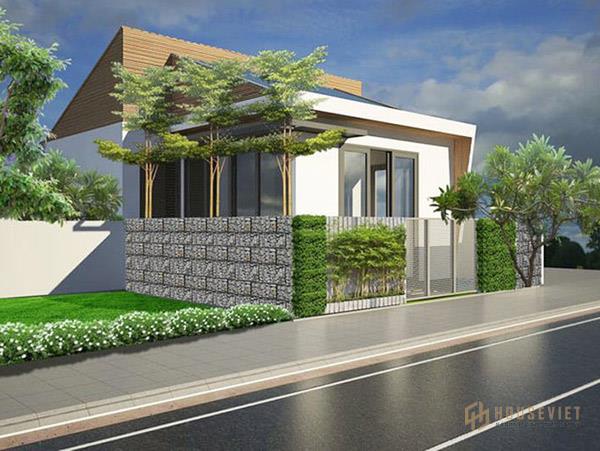 Mẫu nhà đẹp 4x20 có gác lửng tạo nên tổng thể kiến trúc ấn tượng