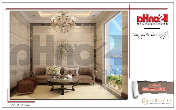 Mẫu thiết kế khách sạn mini kiến trúc Pháp đẹp tại Hải Phòng - SH KS 0039 31 Mẫu thiết kế sảnh chính khách sạn mini kiến trúc Pháp tại Hải Phòng sh ks 0039