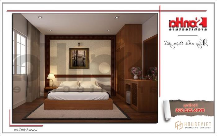 Mẫu thiết kế khách sạn mini kiến trúc Pháp đẹp tại Hải Phòng - SH KS 0039 33 Mẫu nội thất phòng ngủ khách sạn mini kiến trúc Pháp tại Hải Phòng sh ks 0039