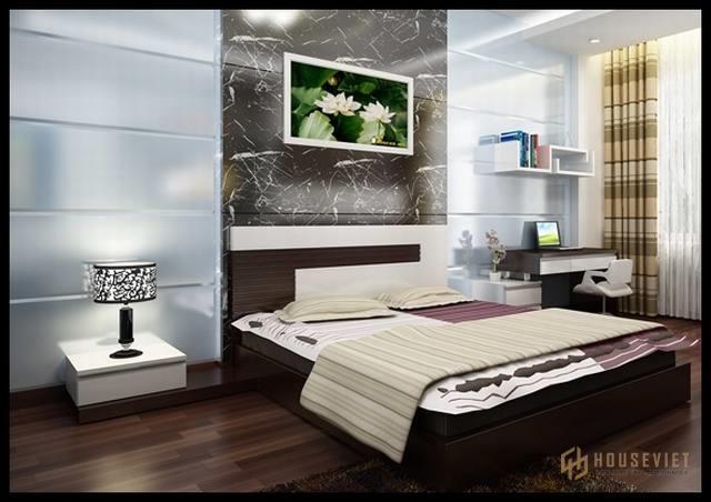 thiet ke nha dep 3 tang mat tien 7m phong ngu 3