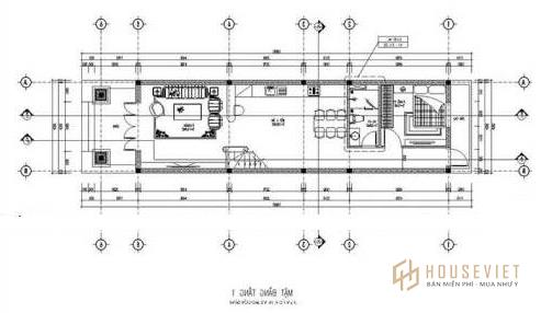 Mẫu nhà 2 tầng 3 phòng ngủ 5x10