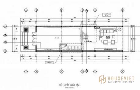 Mẫu nhà 2 tầng 3 phòng ngủ 5x10