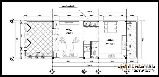 Mẫu nhà 2 tầng 3 phòng ngủ 5x10