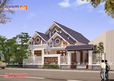 Mê mẩn mẫu nhà 1 tầng mái thái hiện đại nhất hiện nay