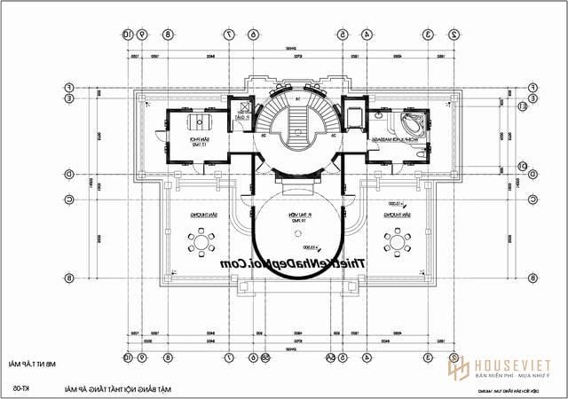 Bản vẽ lâu đài 4 tầng 300m2 ở Thanh Hóa