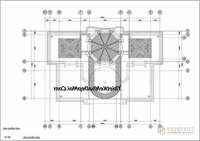 File cad lâu đài dinh thự
