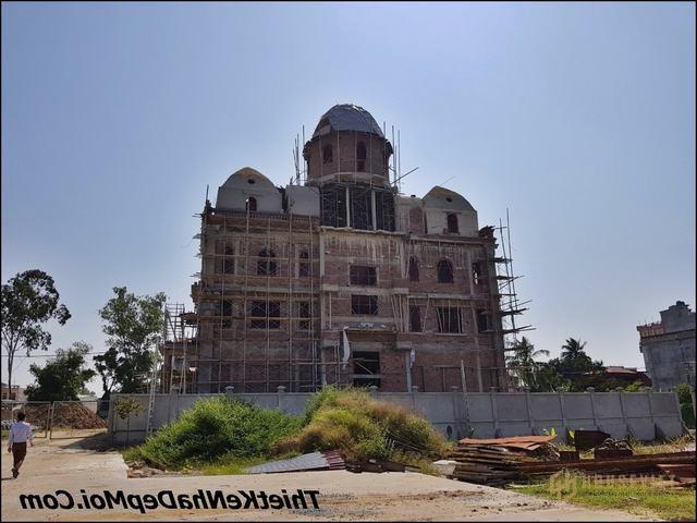 Thi công lâu đài cổ điển 4 tầng 15 tỷ