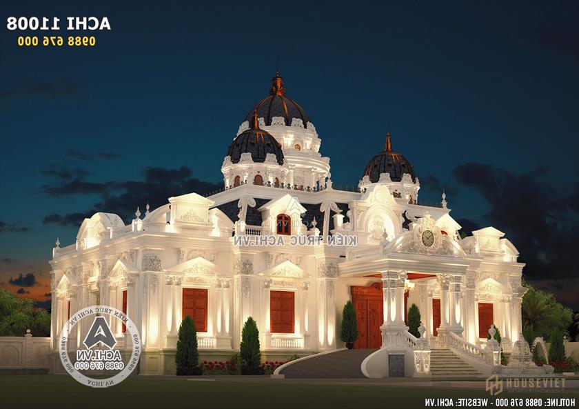 Biệt thự duyên dáng với kiến ​​trúc Pháp tráng lệ