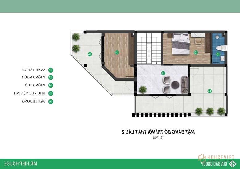 Chiêm ngưỡng mẫu biệt thự 3 tầng 2 mặt tiền