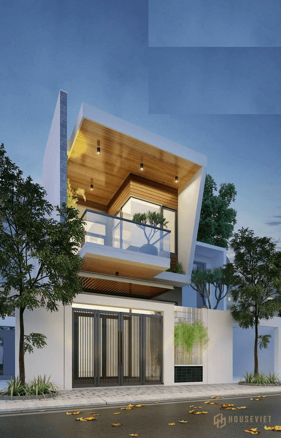 Mẫu thiết kế nhà ống 2 tầng 3 phòng ngủ siêu khoa học