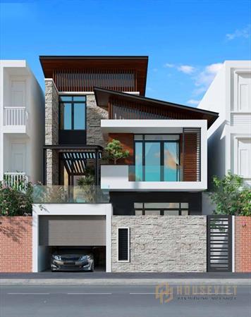 Ngôi nhà lệch tầng 7x10m có kiến ​​trúc độc đáo