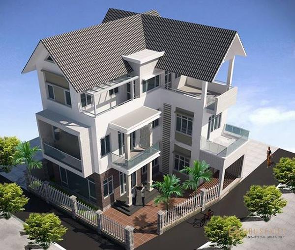 nhà 3 tầng đẹp hiện đại