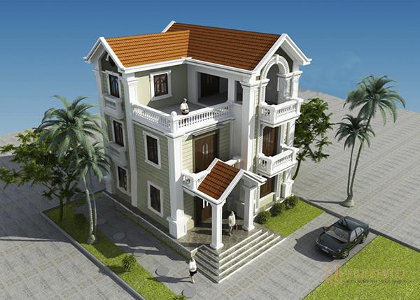 nhà 3 tầng đẹp hiện đại