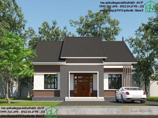 Nhà cấp 4 mái thái 9x12m sang trọng tại Thái Bình