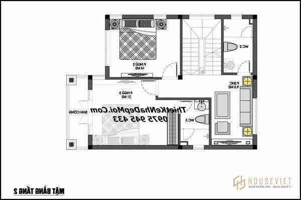 thiết kế nhà 8x10