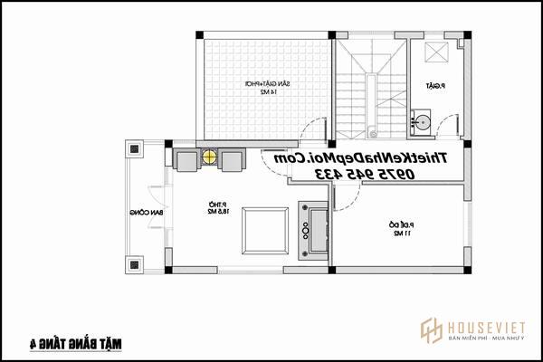 Cách thiết kế nhà phố có mặt bằng không gian nhiều phòng ngủ hoàn chỉnh