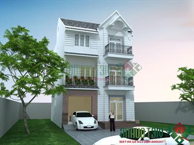 Ngắm nhìn mẫu biệt thự 3 tầng đẹp M01