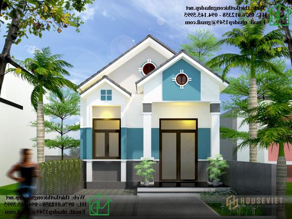 Mẫu nhà cấp 4 3 phòng ngủ 5x15m tại Lạng Sơn NDNC491