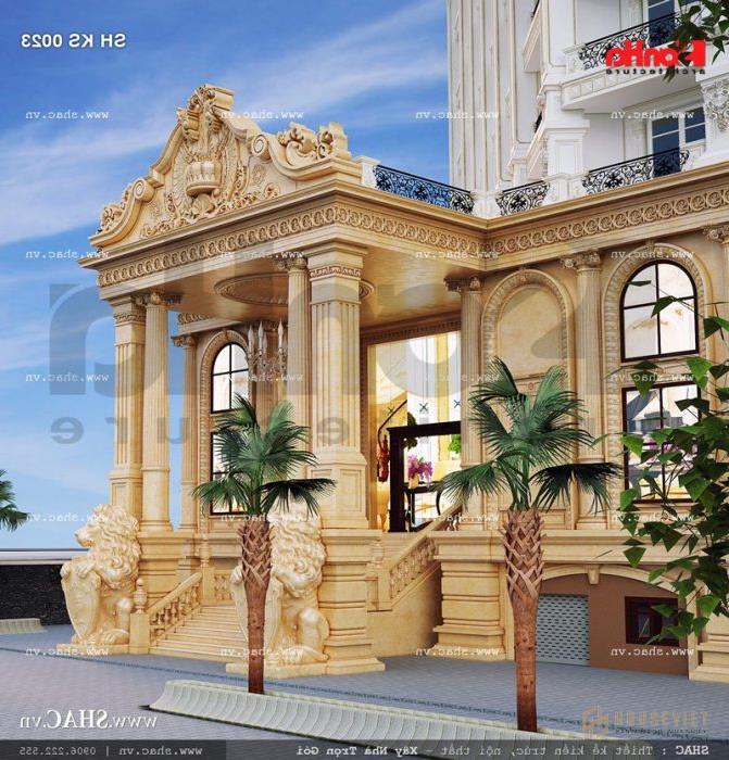 Sân sau của khách sạn 5 sao Sân sau của khách sạn 5 sao sh ks 0023