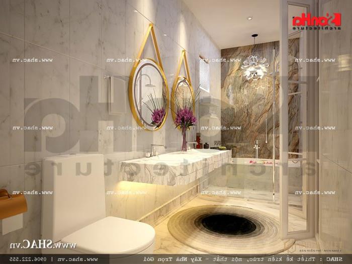 Thiết kế khách sạn 5 sao sang trọng tại Phú Quốc - SH KS 0023 185 Thiết kế nội thất phòng tắm bungalow khách sạn 5 sao tại Phú Quốc sh ks 0023