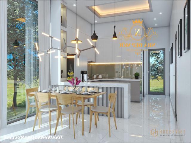 Cách trang trí nội thất nhà hiện đại 8m
