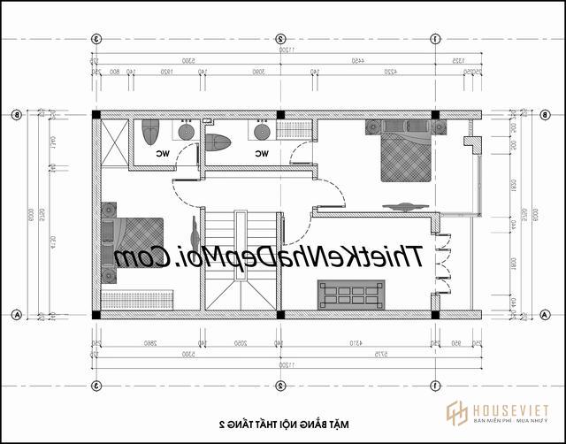 Thiet ke nha dien tich 6x10m