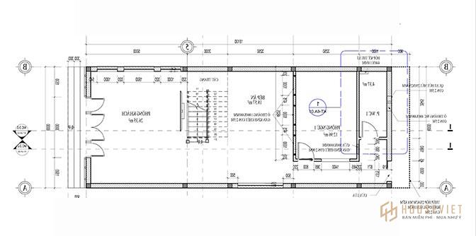 mẫu nhà 2 tầng 4 phòng ngủ 1 phòng thờ