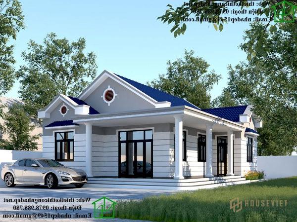Mẫu thiết kế nhà vườn đẹp, mẫu nhà đẹp mái thái