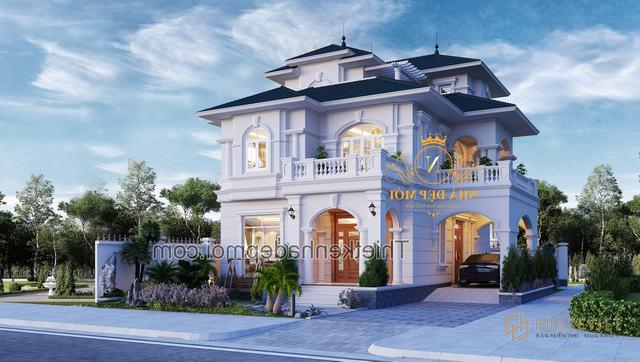 Biệt thự cao cấp kiểu châu âu