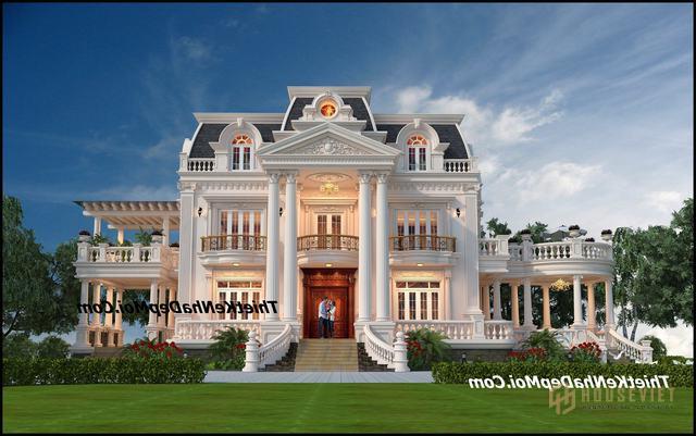Biệt thự cổ điển Pháp đẹp 2 tầng