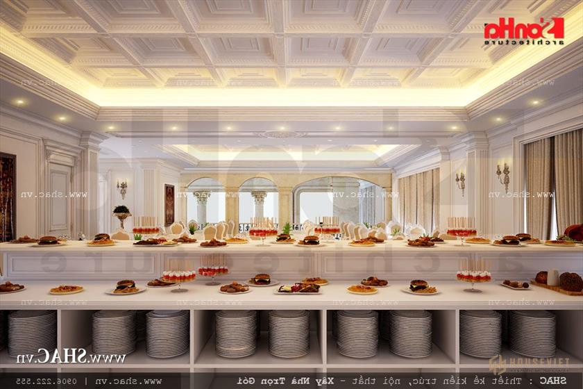 Thiết kế phòng ăn khách sạn Phòng ăn khách sạn