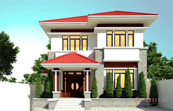 Kiến trúc nhà đẹp 2 tầng 100m2