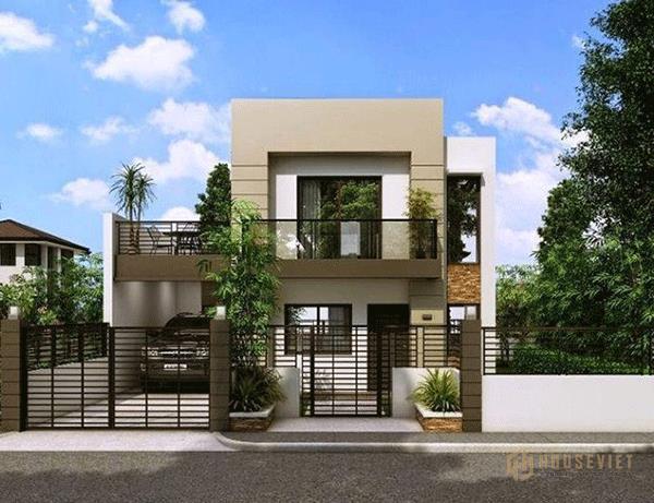 Mẫu thiết kế nhà 2 tầng đẹp
