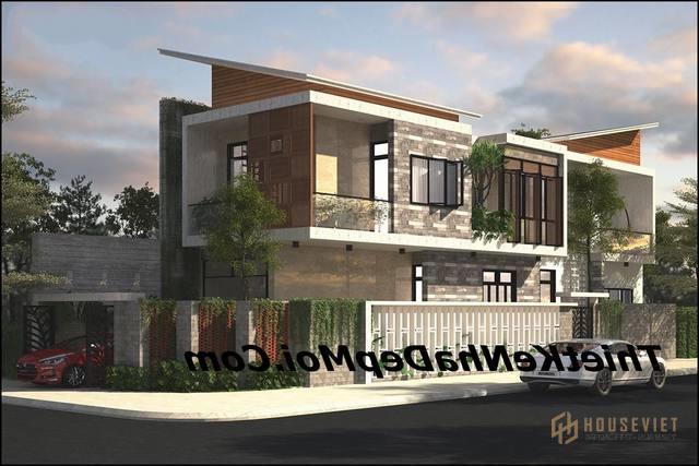 Mẫu nhà 2 mặt tiền đẹp 5m dài 17m