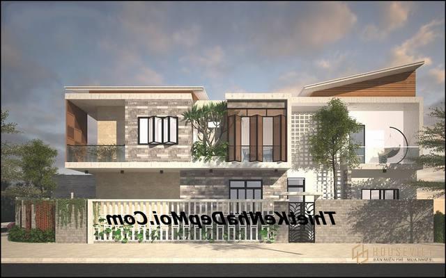 Hình ảnh nhà phố 2 mặt tiền hiện đại