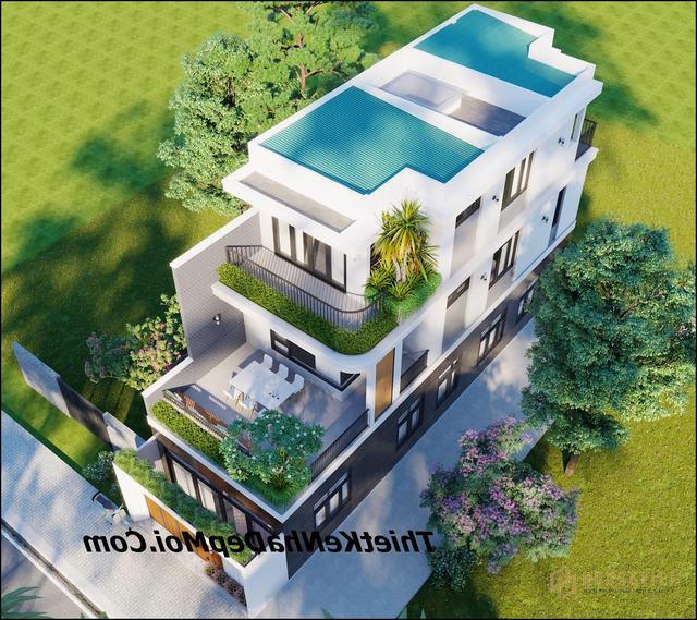 Thiết kế nhà ở kiêm kinh doanh cà phê